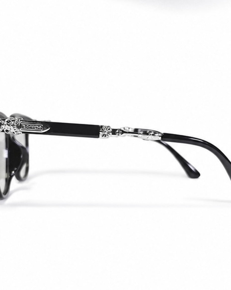 Silver Chrome Hearts Eyeglasses