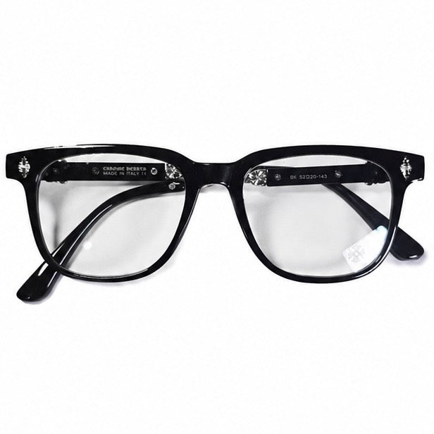 Silver Chrome Hearts Eyeglasses