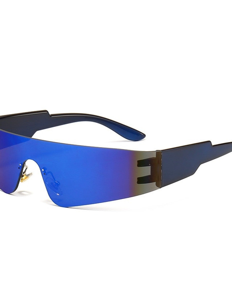Blue Film Panoramic Glasses