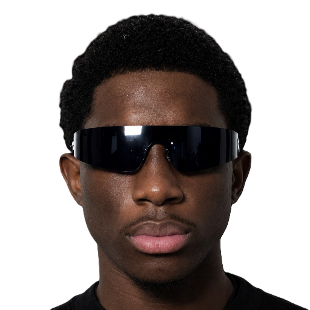 Black Film Panoramic Glasses