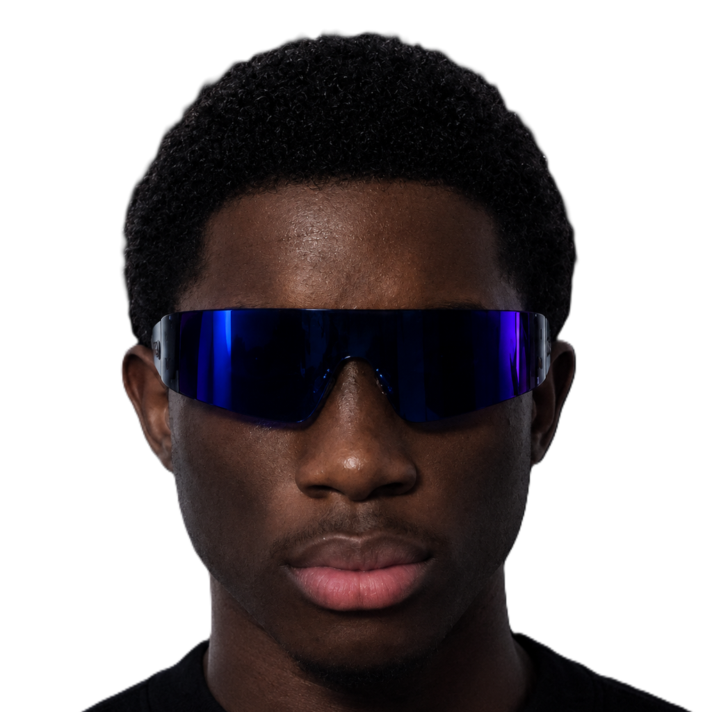 Blue Film Panoramic Glasses