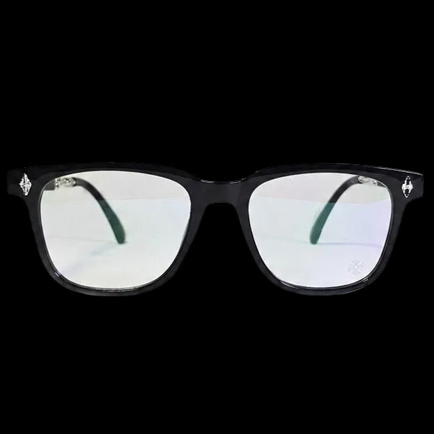 Silver Chrome Hearts Eyeglasses