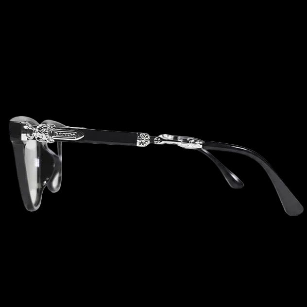 Silver Chrome Hearts Eyeglasses