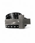 Black Cross Badge Belt